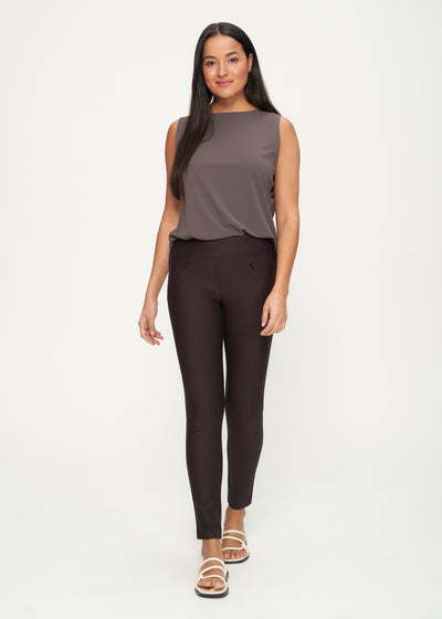 Vince Camuto Ponte Pants In French Roast